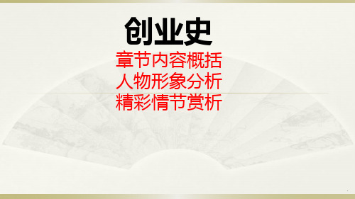创业史PPT优质课件