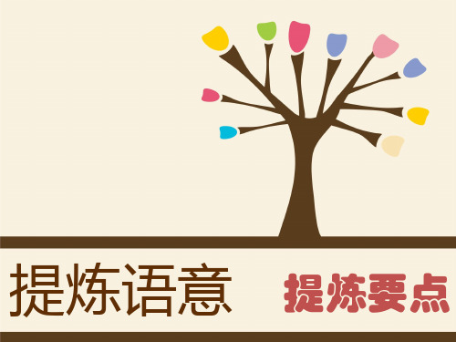 提炼语意2-提炼要点