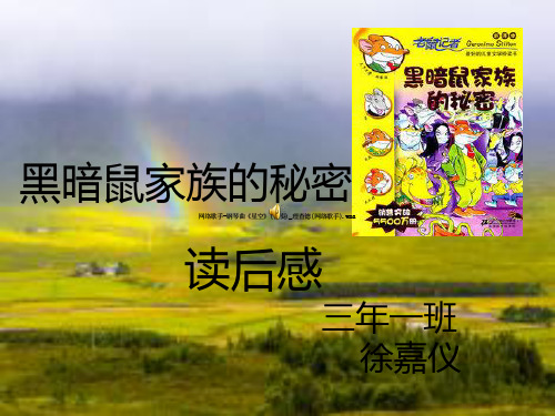黑暗鼠家族的秘密——徐嘉仪