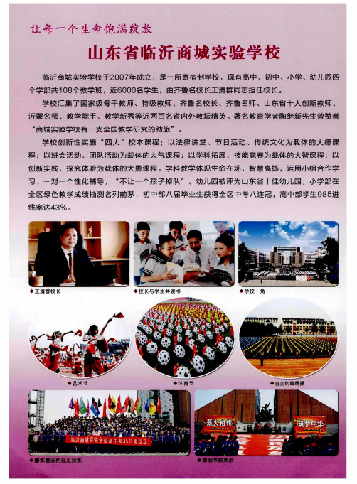 山东省临沂商城实验学校
