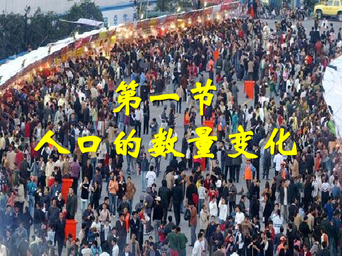 四川省宜宾市一中高中地理 人口的数量变化课件 新人教版必修2