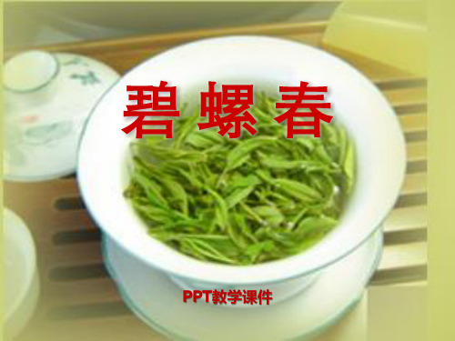 语文六上《碧螺春》精品课件下载