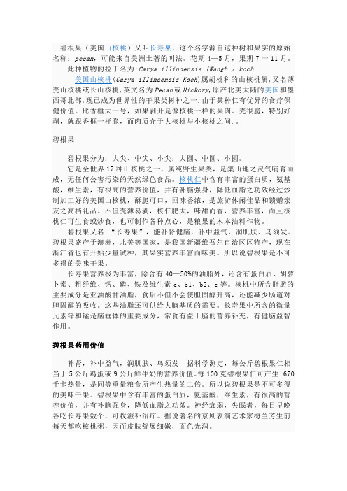 碧根果