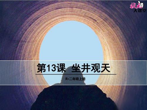 二年级语文上册《13 坐井观天》课件