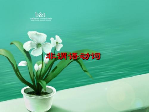 专题十一非谓语动词2