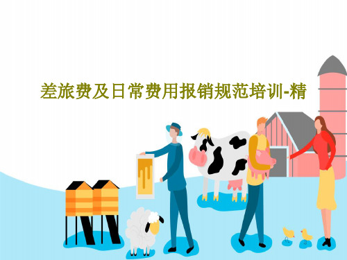差旅费及日常费用报销规范培训-精PPT27页