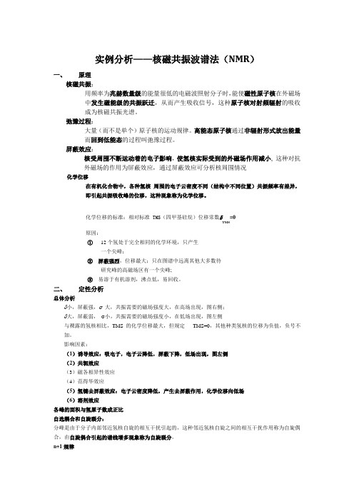 实例解析——核磁共振波谱法(NMR)