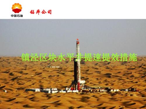 镇泾区块水平井提速提效措施