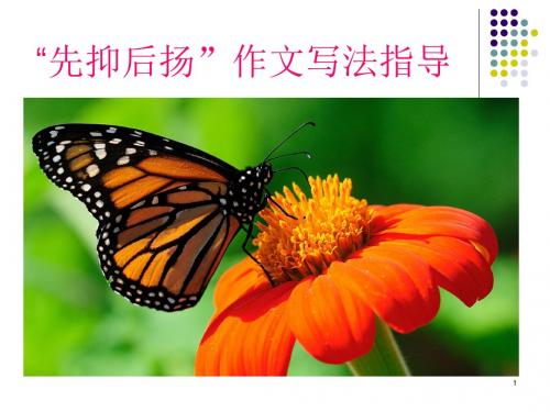 先抑后扬PPT教学课件