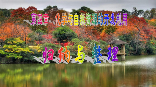 《自然资源的开发利用》人教版高中化学教学课件1