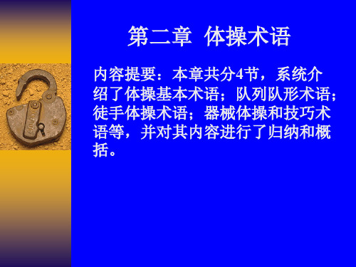 体操术语