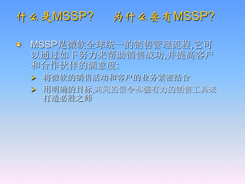 微软解决方案销售培训