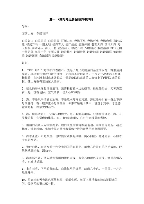 海边的景色