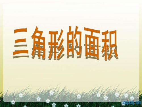 5.2 三角形面积1