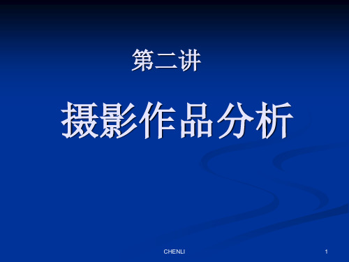 摄影作品分析PPT课件