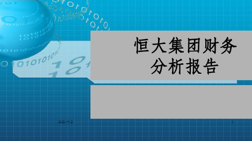 恒大集团财务分析_OK