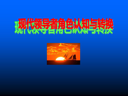 领导角色ppt课件