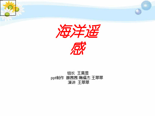 海洋遥感概述