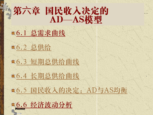 宏观经济学第六章