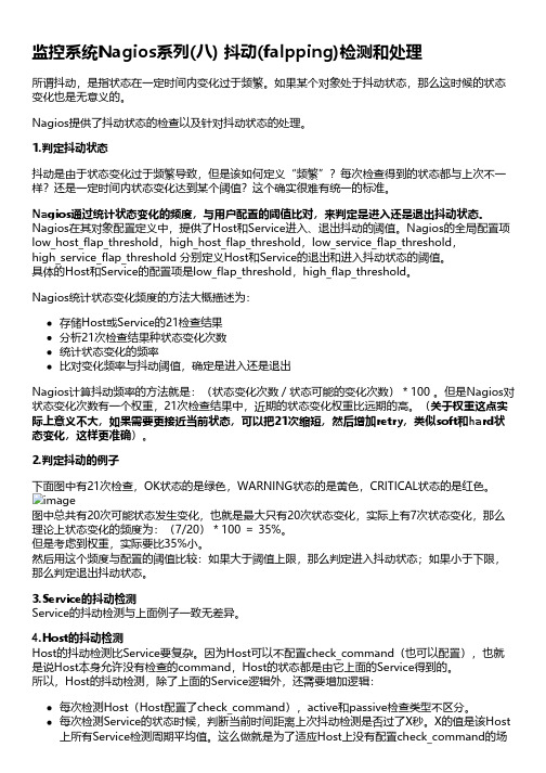 监控系统Nagios系列(八) 抖动(falpping)检测和处理