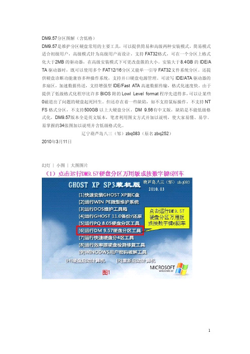 DM 9.57分区图文教程