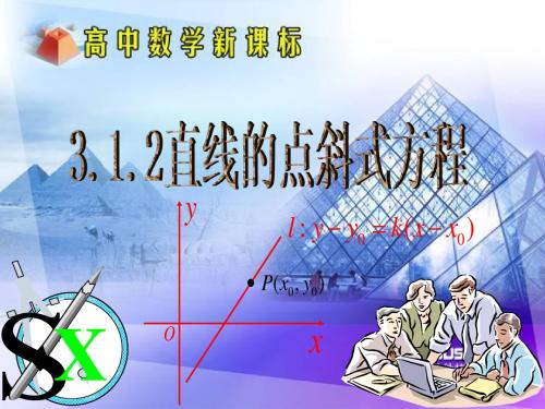 3.2.1直线的点斜式方程