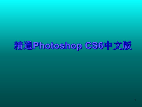 精通Photoshop CS6中文版 第6章