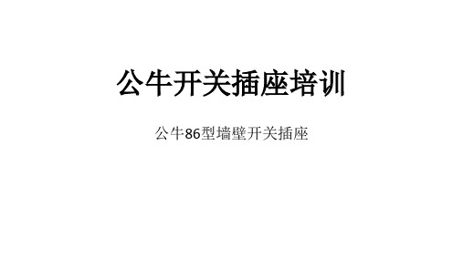 公牛插座