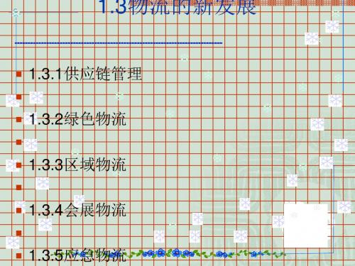 物流的新发展概述(PPT 58张)