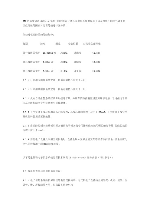 防雷分区