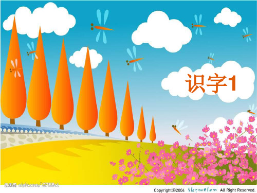 人教版语文二上《识字1》PPT课件
