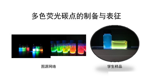 0-多色荧光碳点的制备