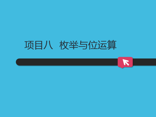 《C语言程序设计上机指导》项目八枚举与位运算