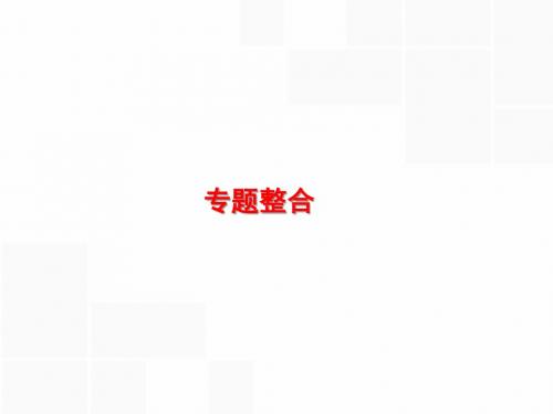 2018高中历史人民版一轮课件：专题整合5 当今世界政治格局的多极化趋势