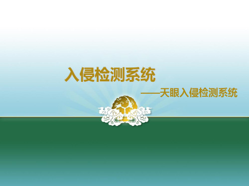 入侵检测系统