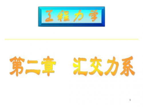 工程力学课件 02汇交力系