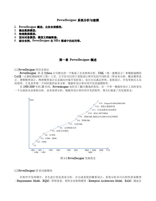 PowerDesigner系统分析与数据库建模_1(精细讲解,值得珍藏)