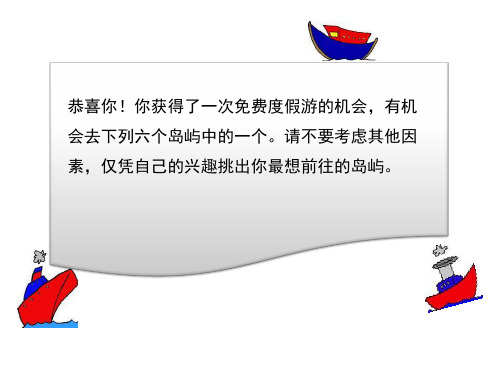 职业生涯规划之兴趣岛[优质PPT]