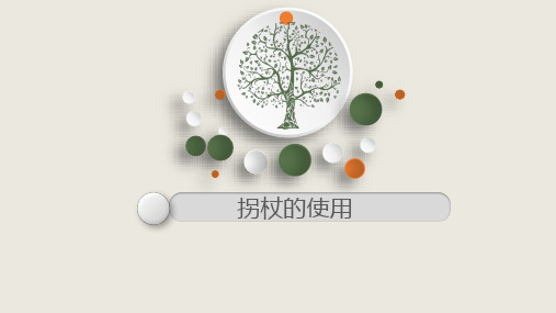拐杖的使用