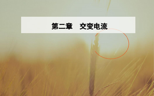 2018年物理粤教版选修3-2 课件：第二章第二节交变电流的描述