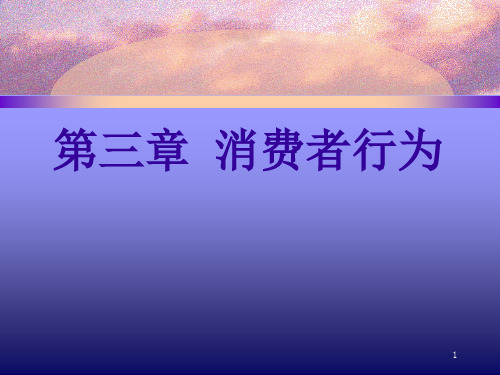 媒介经济学第三章消费者行为(霍斯金斯)
