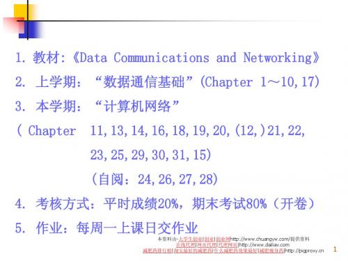 Data Communications and Networking讲义ch_11