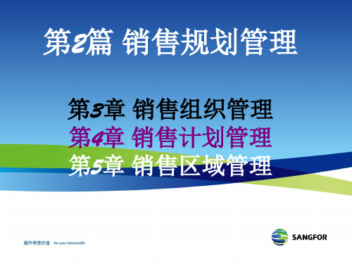 销售管理及组织管理知识分析(PPT 39页)