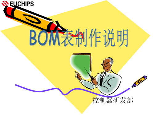 BOM表制作说明1