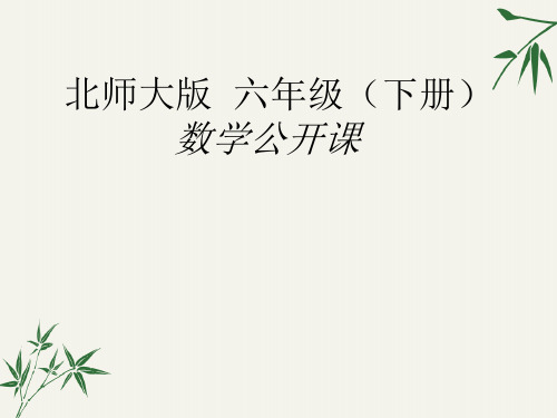 六年级下册数学优秀课件-数学好玩《可爱的小猫》北师大版(2014秋) (共13张PPT)