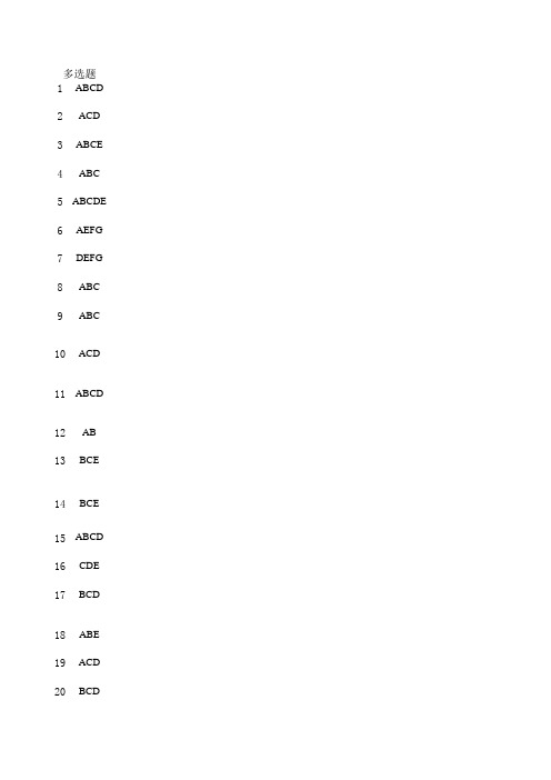 创业能力考试多选题