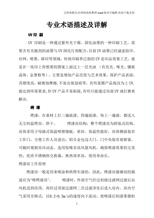 UV工艺详解