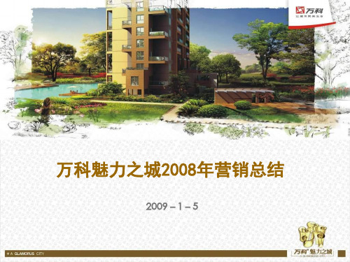 某地产魅力之城营销总结报告