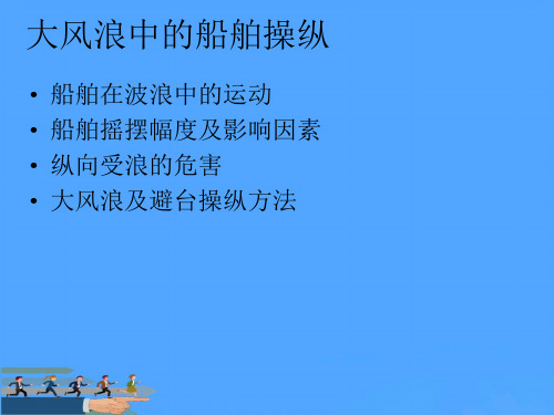 船舶操纵大风浪优选PPT