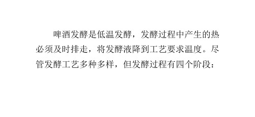 啤酒发酵罐冷却形式和冷却面积